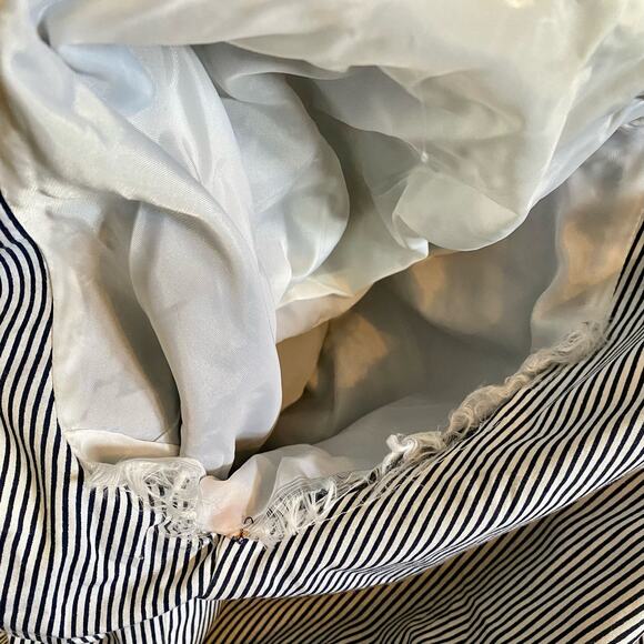 Castaways Vintage Blue Nautical Stripe Windbreaker Jacket Unisex Mens XLarge - Picture 11 of 16